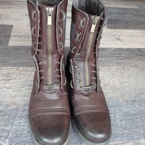 Steven Madden M-archer Combat Boots Sz 7M